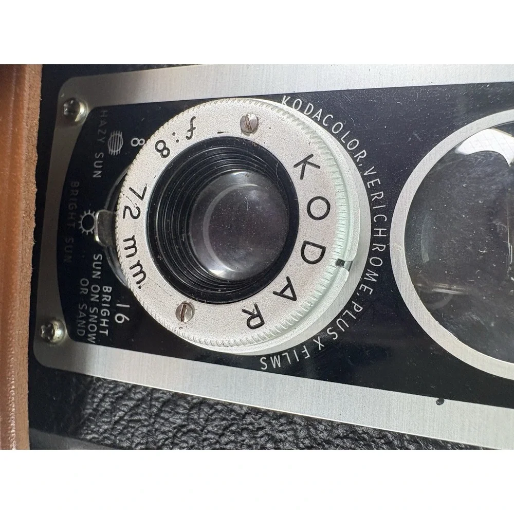 Vintage Kodak Duaflex II Camera De Luxe Flash Outfit Kit Box Bulbs